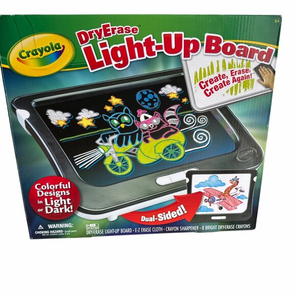 Crayola Dry Erase Light-Up Board With Crayons & Erase Cloth - Picture 1 of 5